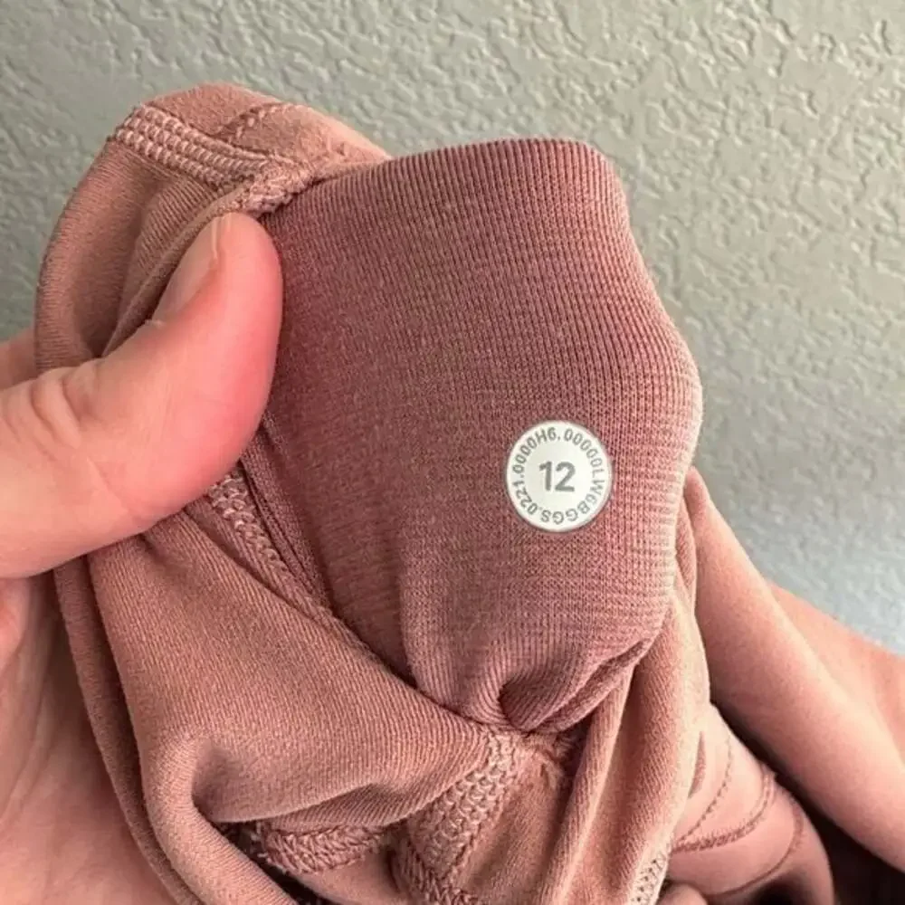 lululemon mauve pink cropped leggings